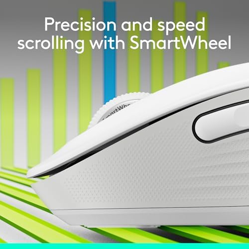 Logitech Signature M650 L Full Size Wireless Mouse Large Sized - Off White - Image 2
