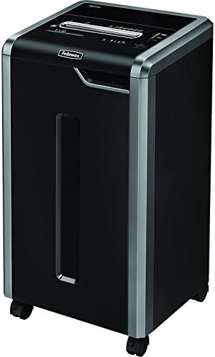 Fellowes Powershred 325Ci 100% Jam Proof 22-Sheet Cross-Cut Commercial Grade Paper Shredder (3831001), Black by FellowesBrands