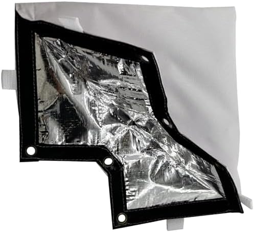 Backflow Preventer Cover Insulated Pouch Replacement for Protect Pressure Vacuum Breaker Cover Prevent Freezing Snowy Weather Avoid Direct Sunlight Exposure (White) - Image 4