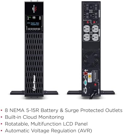 CyberPower PR1500RT2UC Smart App Sinewave UPS Battery Backup - Image 3