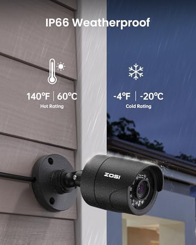 ZOSI 3K Lite Wired Security Camera System, 4 X 2MP CCTV Cameras, 500GB HDD - Image 4