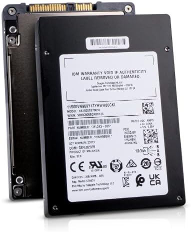 Seagate/IBM Nytro 3350 XS1920SE70055 1.92TB 1 DWPD SAS 12Gb/s 3D eTLC 2.5-Inch Enterprise Read Intensive Solid State Drive (Renewed) by Amazon+Renewed