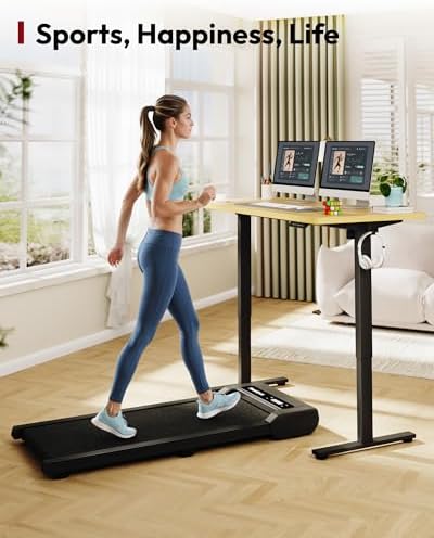 SANODESK One-Piece 1'' Thick Height Adjustable Standing Desk 55''x28'' - Image 4