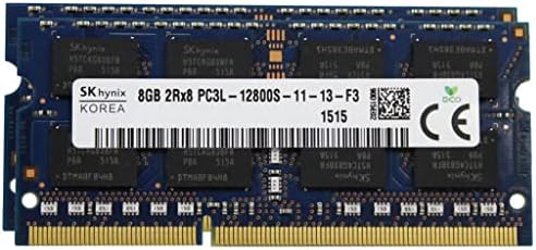 Factory Original 16GB (2x8GB) Compatible for Dell Alienware Inspiron Latitude Optiplex Precision Vostro DDR3L 1600Mhz PC3L-12800 SODIMM 2Rx8 CL11 1.35v Laptop Memory Upgrade RAM SNPN2M64C/8G Adamanta by ADAMANTA