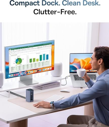 Baseus Nomos Air 12-in-1 DisplayLink Docking Station, 2 Monitors for macOS - Image 5