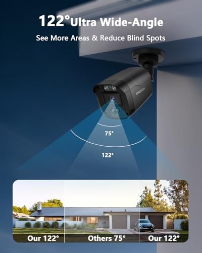 5MP Wired Security Camera System 4Pcs Cameras with 10.2" Monitor 500G HDD - Image 5