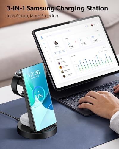 Wireless Charger for Samsung: 3 in 1 Wireless Charging Station - Image 5
