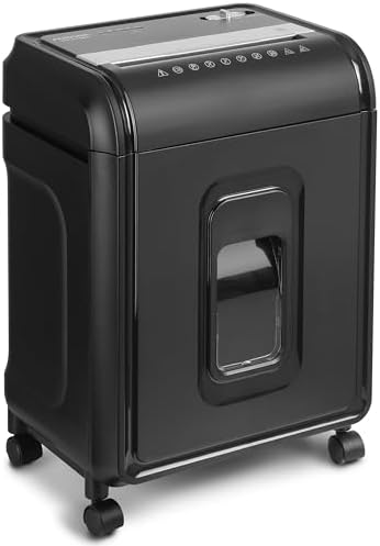 Aurora AU1275MB High-Security 12-Sheet Micro-Cut Paper and CD/Credit Card Shredder/ 5.7-Gallon Pullout Basket/60 Minutes Run Time by Aurora