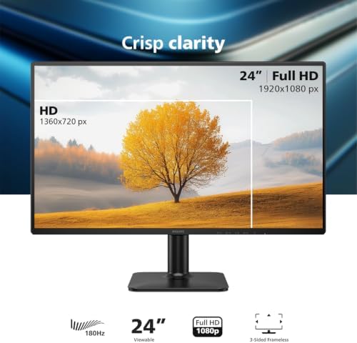 Philips 24" Gaming Monitor FHD 180Hz Overlocked IPS HDR10, 24E2G2200 - Image 2