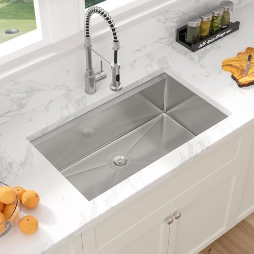 Sarlai 32 Kitchen Sink Undermount 32 x 19 Inch Undermount Sink Workstation - Image 4