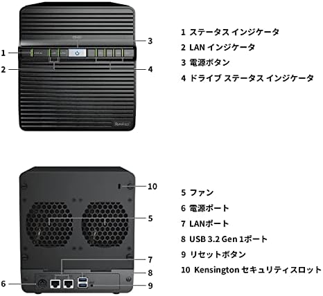 Synology DS423 Family & Business Backup - Secure File Sharing, Photo Vault & Video Surveillance (4-Bay Diskless NAS) - Image 5