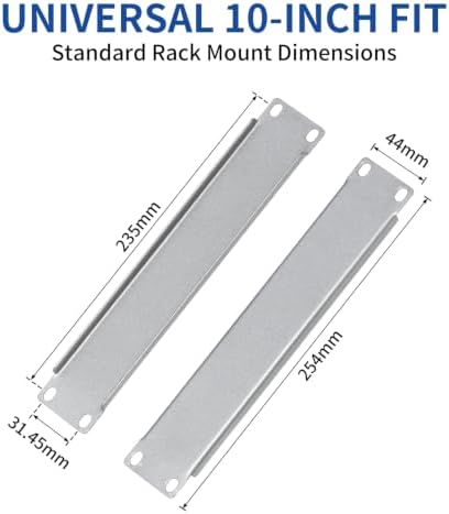 10 Inch 1U Blank Panel Sturdy Stackable Network Rack RackMate Alternative - Image 2
