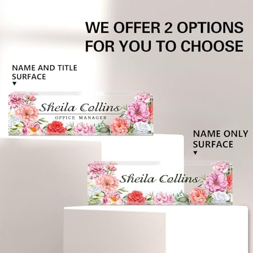 Custom Name Plate for Desk, Employee Appreciation Gifts, Office Decor - Image 2