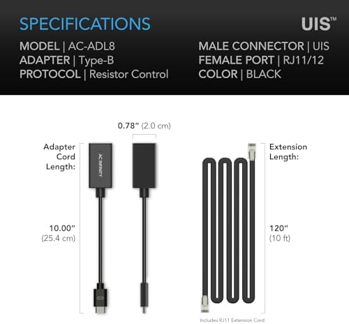 AC Infinity RJ11/RJ12 to UIS Grow Light Adapter, Type-B, Resistor Dimming - Image 6