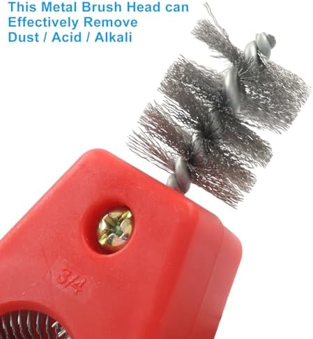 Hitefu 4-in-1 Copper Pipe Cleaner, Red - Image 2