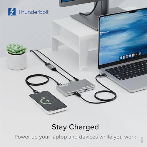 Plugable 5-in-1 Thunderbolt 4 Hub, 4K HDMI Adapter Included - Image 6