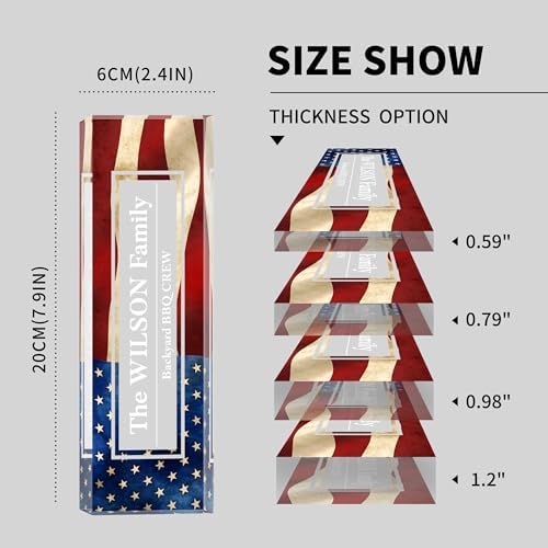 Desk Name Plate Personalized, Acrylic Name Plate for Desk, Summer Office Desk Accessories, Americana Decor for Home Office Desk, Personalized Office Gifts for Coworkers Employees - Image 5