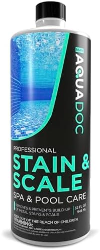 AquaDoc Spa Stain and Scale Control for Hot Tubs, 32 oz by AquaDocSpaHotTubSupplies