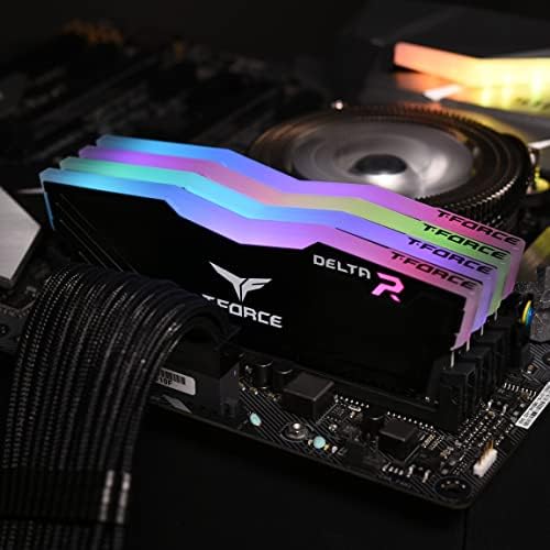 TEAMGROUP T-Force Delta RGB DDR4 16GB (2x8GB) 4000MHz (PC4 32000) CL18 Desktop Gaming Memory Module Ram Black - TF3D416G4000HC18JDC01 - Image 2