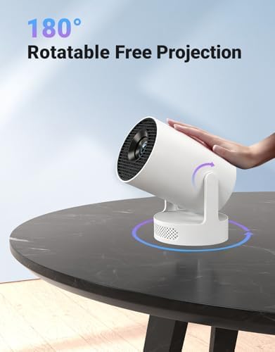 Mini Projector, Portable Projector 4K Support and 5W Speaker - Image 6
