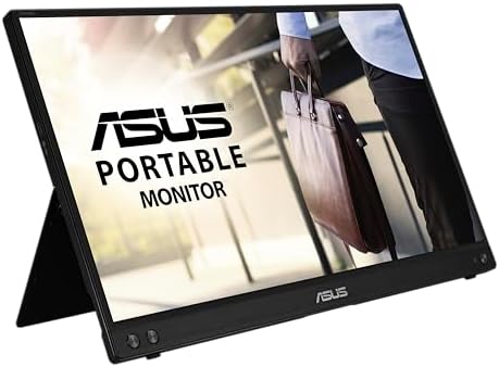 ASUS ZenScreen 15.6” 1080P Portable Monitor (MB16ACVR) - Full HD, IPS, Eye Care, Flicker Free, Blue Light Filter, Kickstand, USB-C Power Delivery, for Laptop, PC, Phone, Console by Unknown