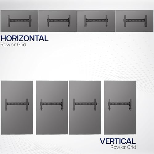 VIVO Black Pop-Out 2x2 Video Wall Mount for 37-90 in TVs, MOUNT-VW90-4 - Image 6