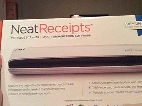 NeatReceipts 2005137 Premium Portable Sheet-fed Mobile Scanner by neat