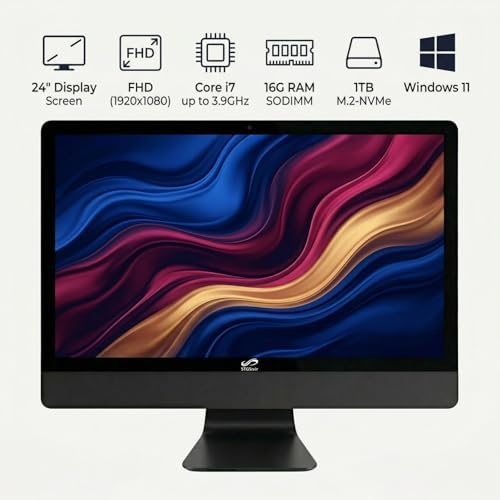 STGSivir All in One Computer PC,24" FHD Display,Core i7,16G RAM,1T SSD - Image 2
