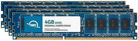 OWC 16GB (4x4GB) DDR3 1600MHz Non-ECC DIMM 1.5V 240-pin Memory RAM by OWC
