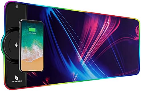 Mouse Pad,Gaming Desk Mat,Mouse Pad with Wireless Charging by BUANIIHSmartLifeCompanion