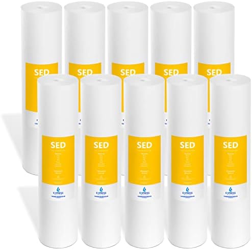 Express Water Sediment Replacement Filter, Whole House, 5 Micron, 10-Pack by ExpressWater