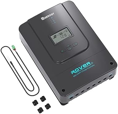 Renogy Rover MPPT Solar Charge Controller 60A 12/24/36/48V for Solar Panels by RenogySolar