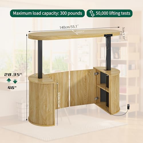 Electric Standing Desk, Sit Stand Up Desk, Adjustable Height Executive Desk - Image 2