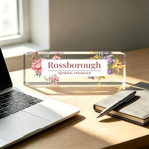 Custom Name Plate for Desk, Desk Name Plate Personalized, Acrylic Desktop Ornament, Stylish Office Decor, Appreciation Present for Boss, Social Worker, Teacher, Nurse, Employee - Image 4