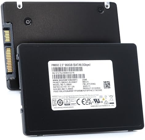 SSD 2.5" 960GB Samsung PM893 bulk Ent. by Samsung