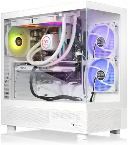 Thermaltake LCGS View 7870TS-270 Gaming Desktop (AMD Ryzen™ 7 7800X3D, ToughRam 32GB DDR5 6400MT/s RGB Memory, NVIDIA® GeForce RTX™ 5070 Ti, 2TB NVMe M.2, WiFi, Windows 11) V27S-B850-57T-LCS by Thermaltake