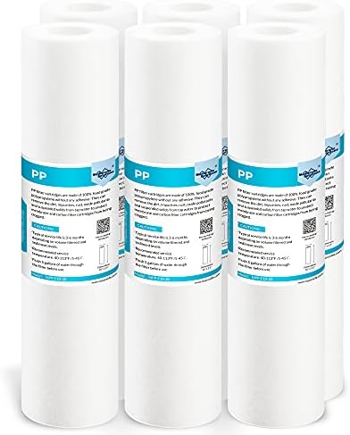 Membrane Solutions 20 Micron 10"x2.5" Polypropylene Sediment Water Filter by MembraneSolutions