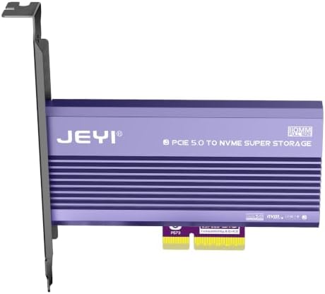 JEYI PCIe 5.0 4X to M.2 NVMe Adapter Card by JEYI