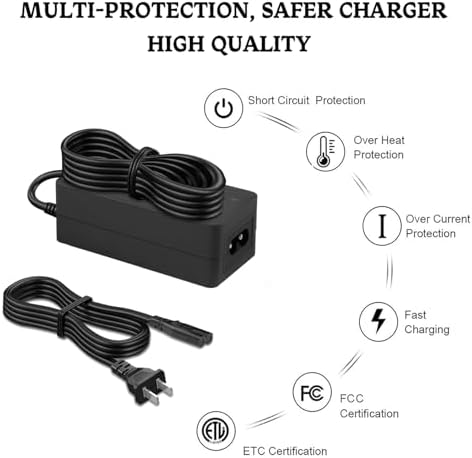 19V Power Cord for ScanSnap iX1300 Compact Wireless or USB Double-Sided Color Document, Photo & Receipt Scanner Adapter P3805A PA03805-B105 PA03805-B001 B005 PA03805-K962 - Image 5