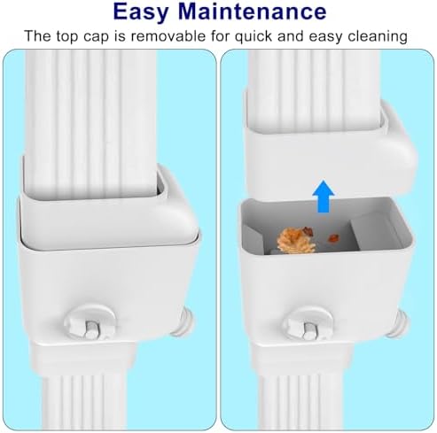 Prestantious Gutter Downspout Diverter with Built-in Filter Screen,White - Image 6
