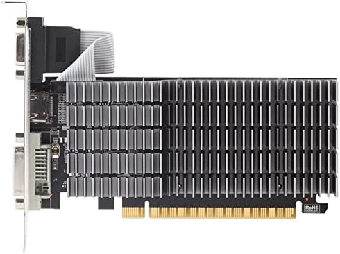 maxsun GEFORCE GT 710 4GB Low Profile Ready Small Form Factor Video Graphics Card GPU Support DirectX12 OpenGL4.5, Low Consumption, VGA, DVI-D, HDMI, HDCP, Silent Passive Fanless Cooling - Image 2