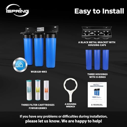 iSpring Iron, Manganese, H2S Whole House Water Filter System - Image 6