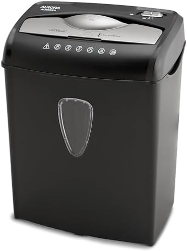Aurora AU895XA 8-Sheet Professional Cross-Cut Paper and Credit Card Shredder by Aurora