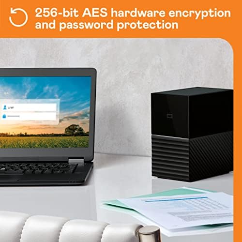 WD 44TB My Book Duo Desktop RAID USB 3.2 Gen 1 External Hard Drive and Auto Backup Software - Image 6