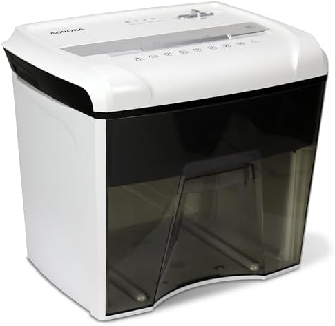Aurora Desktop Style High-Security Anti-Jam 12-Sheet Micro-Cut Paper and CD/Credit Card/Junk Mail Shredder with 1.8 Gallon Pullout Basket/Security Level P-4 - Image 6