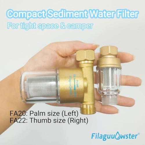 FA22 Brass Sediment Filter, Washing Machine Filter, Inline Shower Filter - Image 4