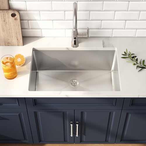 27 Inch Undermount Handmade Single Bowl Kitchen Sink - Image 3
