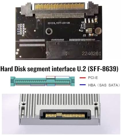CY Adapter U.2 SFF-8639 Host Adapter to NVMe Ruler 1U GEN-Z EDSFF 2C 8X Short SSD PM983 E1.L Carrier Adapter - Image 5