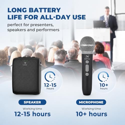 WinBridge Wireless Voice Amplifier with Microphone for Teachers,Tour Guides - Image 3