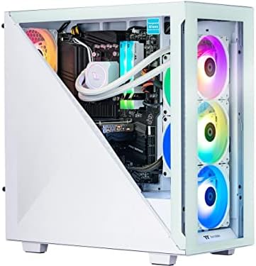 Thermaltake LCGS View 360T AIO Liquid Cooled Gaming Desktop (AMD Ryzen™ 5 5600X 6-core, DDR4 3600Mhz 16GB RGB Memory, NVIDIA® GeForce RTX™ 3060 Ti, 1TB NVMe M.2, WiFi, Win10 Home) D3AV-B550-36T-LCS by Thermaltake